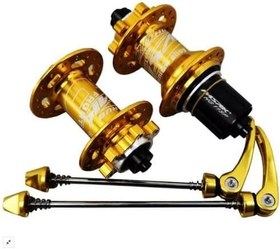 Resim BİKE SKY Pasak HB08 Ön ve Arka Göbek 32 Delik (Gold) 
