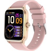 Resim Geeroyoo JZR-GY Non-Invaziv Şekeri Hrv Sıcaklık & Spo2 Takibi Bluetooth Aramalar Pembe Akıllı Saat (İthalatçı Garantili) 