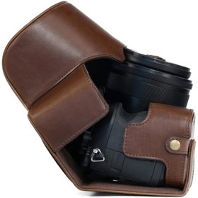 Resim MegaGear MG760 Sony DSC-RX10 IV, DSC-RX10 III Deri Kamera Çantası 