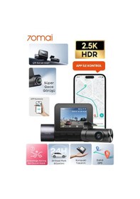 Resim 70mai Araç Kamerası A410 Ön Kamera+ Rc21 Arka Kamera Set 2.5k + 1080p Çift Kamera 