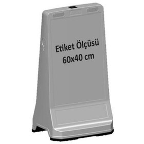 Resim Hayat Trafik Reklam ve Uyarı Dubası 495 x 395 x 905 mm 