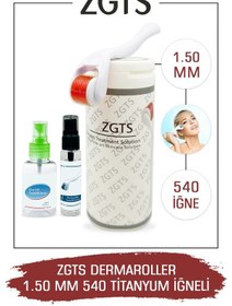Resim Zgts Dermaroller 1.50 Mm Titanyum 540 Iğneli Derma Roller 