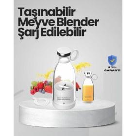 Resim Pembe ve Beyaz Renk Seçenekli Mini Boy Meyve Sıkıcı Nemere 