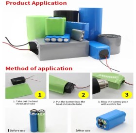 Resim Hobi Mekatronik 450X0.18 18650 Batarya Pvc Shrink Kaplama MAKARON(100CM) 