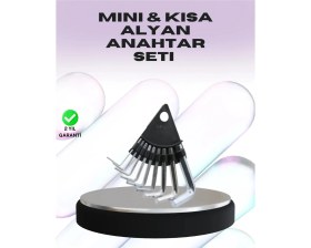 Resim TKÇ 9 Parça Alyan Anahtar Seti Farklı Metrik Ölçü Pratik Taşıma 