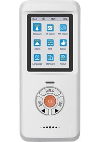 Resim Wezone Ev Elektromanyetik Radyasyon Testeri - Elektrik/manyetik Alan Ölçer, Lcd Ekran, Veri Kilidi, Usb Şarjlı, Fazla Seviye Alarm 