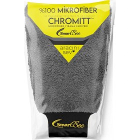 Resim Smartbee Chromitt %100 Mikrofiber Oto Yıkama Eldiveni 