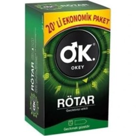Resim Okey Rötar 20 Adet Prezervatif 