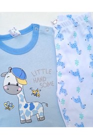 Resim ICEFIELDS %100 Pamuk Erkek Bebek Pijama Takımı 