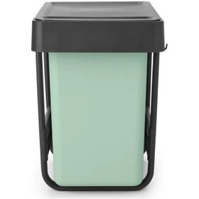 Resim Brabantıa Sort&go Buılt In Dark Grey Çöp Kutusu 2x15lt Yeşil 