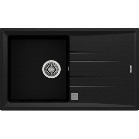 Resim Teka Stone 50 B-Tg Auto Metalik Siyah Granit Evye 
