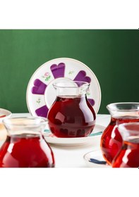 Resim Perotti 17900 Beyoğlu 12 Parça 6 Kişilik Çay Seti Çay Takımı Renkli 