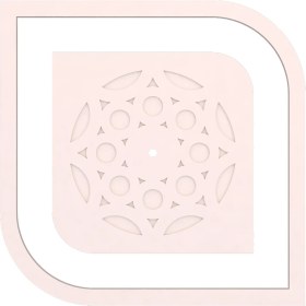 Resim Motifpiyer Lamba Tavan Göbeği 80 Kare Dik Oval Dış Çıtalı 
