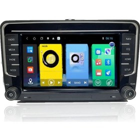 Resim Vw Touran Androıd 11 Seslı Komut Multımedya Ekran Oem 