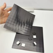 Resim 50/100/200 adet Manyetik Kendinden Yapışkan Mini Manyetikler, Hasar Girmeden Manyetik Çekim, DIY El Sanatları için Uygun, Beyaz Tahta Buzdolabı Yüzeyi Yapışkan Notlar, Fotoğraf Sergisi, Düğün Partileri, Kutlama Etkinlikleri, Tatil Poster Sergisi, Ev Ofis Dekorasyonu için Çok Fonksiyonlu Araç 