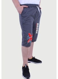 Resim Fyk Kids Bronx Urban Style Yazı Baskılı, Erkek Çocuk Kapri&şort Füme 