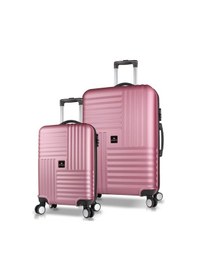 Resim My Valice Puzzle Abs Kabin Ve Büyük Boy Rose Gold 2'li Valiz Seti Rose Gold 