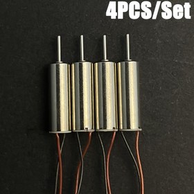 Resim 4 adet/set oyuk kupa motor - motor aksesuarları - 60000RPM ultra yüksek hız mikro DC motor - DC 3.7V giriş - Drone geliştirme/yapımcı DIY için çok uygun 