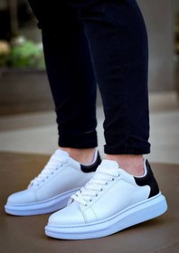 Resim Zerenyus ZRN-X500 Bağcıklı Casual Günlük Erkek Sneaker Beyaz Siyah 