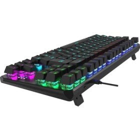 Resim Gamepower Overlord 60M Mekanik Mavi Switch Türkçe Q 88 Tuş USB Gaming Klavye - 3 Yıl Garantili 