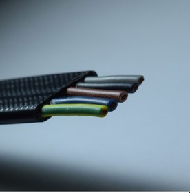 Resim 5X4 Yassı %100 Bakır Ttr Kablo 1 M 