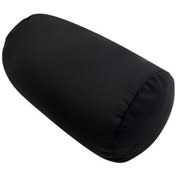 Resim Rahat Rulo Yastık Yuvarlak Silindir Mikro Boncuk Desteği Boyun Sırt Desteği Rulo Yastık Tüp Yastık, Renk Siyah 