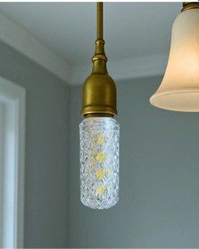 Resim 15w Dekoratif Kristal Ampul E27 Led Uzun Beyaz Renk 1600 Lümen 