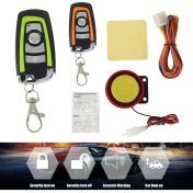 Resim Pengfushop5 Evrensel Scooter Hırsızlığa Karşı Güvenlik Alarm Sistemi Motosiklet Alarm Sistemi Motor Çalıştırma Uzaktan Anahtarlık ile Iki Yönlü (Yurt Dışından) 
