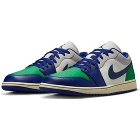 Resim Air Jordan 1 Low 'deep Royal Blue' Erkek Basketbol Ayakkabısı 553558-147 Çok Renkli 