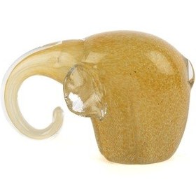 Resim Mikasa Moor Bej Fil Cam Dekor Obje 20x13 Cm 