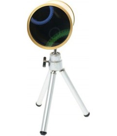 Resim 50x50 Panda Metal Gövde Tek Gözle Büyük Mercek Korsan Dürbün Gold Siyah 