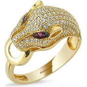 Resim Kaplan Altın Yüzük 14K Gold 416290756 