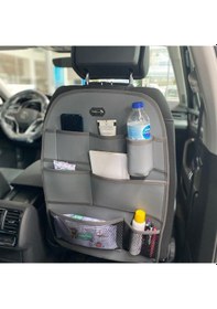 Resim Jaguar F Pace Deri Koltuk Arkası Organizer Koruyucu Gri 2 Adet Fs 