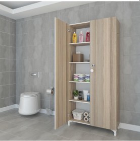 Resim Kenzlife Mutfak Dolabı Çilem 188x070x032 Crd Kilitli Ayaklı Banyo 