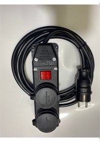 Resim Mutlusan 2 li Anahtarlı Priz 3x1.5 mm Uzatma 3 Met 