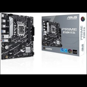 Resim Asus Prıme B760M-R D4 5333MHZ Oc Ddr4 Soket 1700 M.2 HDMI Matx Anakart 