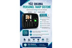 Resim Linas Wifi Kartlı okuyucu Yüz Okuma-Parmak izi Personel Takip Cihazı-Web giriş Çıkış Yazılımı(10 kart dahil) 
