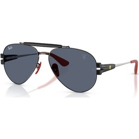 Resim Rb 3762m F00987 58 Ray-Ban Scuderia Ferrari Güneş Gözlüğü Siyah 