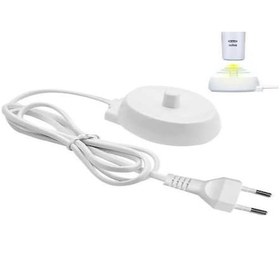 Resim Teltree Beyaz Abs Elektrikli Diş Fırçası Şarj Cihazı - Avrupa Standartı 10x6x6cm, 62g 