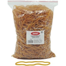 Resim Ekoset 180x3 Geniş Kauçuk Paket Ambalaj Lastiği 12Kg Koli (180x3) 