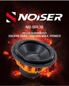 Resim Noiser NS-SPL15 38 Cm Subwoofer Bas 4 Ohm 5000 Watt Max Power 2500 RMS 