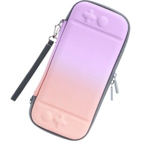 Resim Toyworld Nintendo Switch OLED Konsolu Degrade Renk Saklama Çantasıyla Uyumlu (Yurt Dışından) 