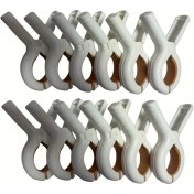 Resim Gateesat 12 Adet Plaj Havlusu Mandalı Güçlü Yay Ve Kaymaz Silikon Tutamak 