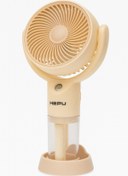Resim HEPU HP F17 Şarjlı Su Buharlı Püskürtmeli Mini Fan 3 Kademeli Süper Soğutma 