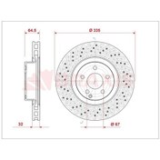 Resim Fren Dıskı On S-class W221 05 13 C216 06 13 