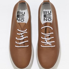 Resim Bueno Shoes Taba Deri Kadın Dolgu Topuklu Ayakkabı 01ws10701 