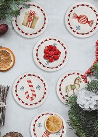 Resim The Mia Globe Çerezlik 6 Parça 10 Cm New036 