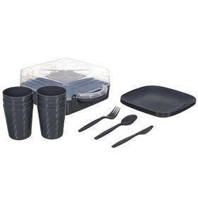 Resim 6 Kişilik Piknik Seti Renkli 