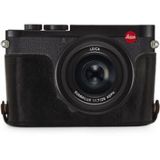 Resim MegaGear Leica Q2 Hakiki Deri Fotoğraf Makinesi Kılıfı (TEK DİP) 