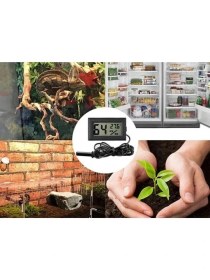 Resim Optana LCD Dijital Ekranlı Nem Ölçer Sıcaklık Ölçer Ev Bebek Odası Termometre Higrometre Akvaryum Kuluçka 